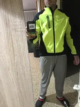 Chaqueta de ciclismo impermeable para hombre, Jersey térmico de lana a prueba de viento, para ciclismo de montaña, carrera, snowboard, Invierno