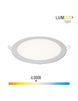 

Downlight led recessed light 20w dia 4.000k 1500 lumens matte chrome lumeco