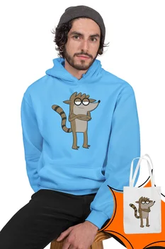 

Angemiel Wear Sneaked Gülen Rigby Blue Men 'S Hooded Sweatshirt Bags Kombin