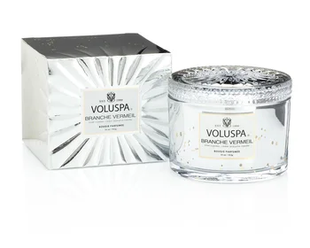 

Scented Candle Voluspa-branche Vermeil-edge of gilded silver
