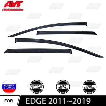 

Window deflectors for Ford Edge 2011~2019 car styling wind deflector guard auto vent visor rain guards cover