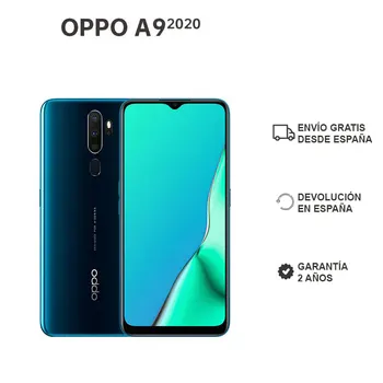 Перейти на Алиэкспресс и купить OPPO A9 2020 4GB/128GB, смартфон, 6,5 дюйм, HD +, 5000mAh, android 9 foot + ColorOS 6.0.1, четыре задние камеры, 2 года гарантии