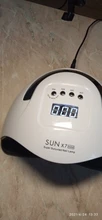 SUN X7 MAX-Lámpara LED UV de secado rápido para uñas, de alta potencia, 180W, esmalte de Gel, herramienta de secado de uñas con Sensor inteligente, nueva oferta