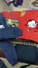Pijamas para bebés, conjuntos de algodón de manga larga, camiseta + pantalón de dibujos animados, otoño, 2 unidades