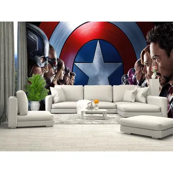 

Wall mural in nursery, Avengers stereoscopic wall mural for bedroom Hall home