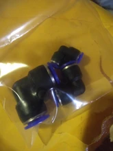 Pneumatic-Fitting Pipe-Hose Quick-Connector Tube Angle-Adapter-Plug PV Plastic And 4-16mm