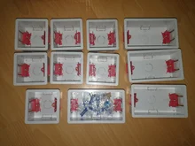 Coswall-caja de revestimiento seco tipo 146 para tablero de yeso, tablero de yeso de 47mm de profundidad, caja de interruptores de pared, Cassette de enchufe