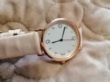 Reloj de pulsera de cuarzo para Mujer, elegante y Simple, informal, de aleación, correa de cuero, femenino