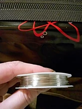 Colorfast-Cable de cobre para pulsera y collar DIY Beading, joyería de alambre dorado, plateado o rosa, 0,2 a 1 mm, fabricación de manualidades