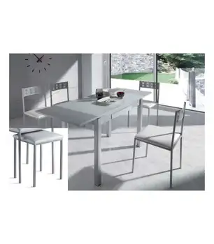 

Expandable dining table Pack with drawer + 4 stools