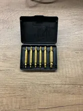 Juego de Brocas HSS, herramientas de extracción de tornillo de cabeza rota, juego de 6 piezas