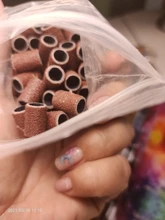 ERUIKA-Kit de accesorios para manicura, kit de bandas de pulido de uñas 100 unds/pack, brocas eléctricas, accesorios, lijado recargable, herramientas de arte de uñas