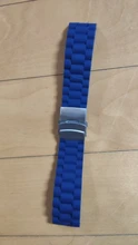 Correa de silicona para reloj de pulsera unisex, banda Universal de 5 colores, 18mm, 20mm, 22mm y 24mm, suave y ligera