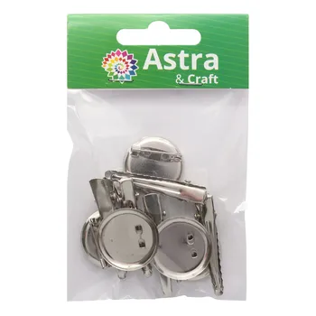 

Base for brooches and hairpins 4ar012, D-2, 5 cm, 5 pcs/pack, Astra