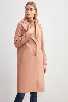 

Trendyol Front Button Long Stamp Coat TWOAW20KB0103