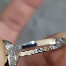 CC Anillos para las mujeres de la Boda nupcial Anelli joyería de moda anillo de compromiso de oro blanco Anillos de Color CC595