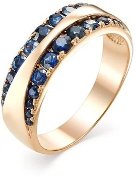 

Master brilliant ring with 26 red gold sapphires