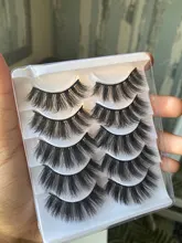 SEXYSHEEP-pestañas postizas de visón 3D, pestañas largas y esponjosas hechas a mano, Kit de maquillaje de extensión de ojos Natural, 5/8/12/20 pares