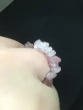 Momiji-Anillo de energía de piedra Natural bohemio para mujer, joyería elástica hecha a mano, anillo ajustable de cristal para fiesta de boda, venta al por mayor