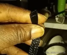 Manguito de Cable de nailon ignífugo, longitud de 1/5/50/100/200/300M, Cable de protección trenzado aislado