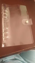 Cubierta de PVC para libreta, accesorio para libreta A5/A6/A7, transparente, conciso, 6 archivador con agujeros, planificador, diario, Bullet