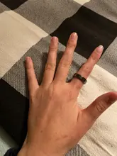 Anillos planos de hematita, joyería de calidad AAA, 6 mm de ancho, 1 unidad, HR1002