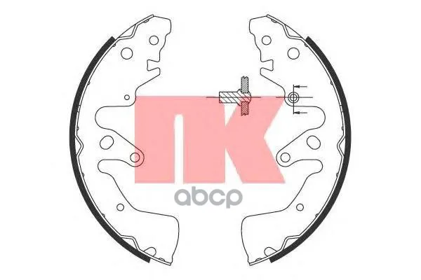 Колодки Торм.Бар.Suzuki Grand Vitara 05- Nk 2752783 Nk арт. 2752783