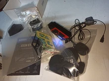 LEXIN-Intercomunicador con bluetooth 5,0 para casco, auriculares resistentes al agua de 1200m para 2 conductores de 6 colores, modelo LEXIN ET COM, 1 unidad