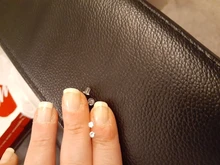 MloveAcc 100% Plata de Ley 925 auténtica joyería de las mujeres de moda lindo pequeño claro CZ Stud pendientes regalo para las niñas adolescentes Dama