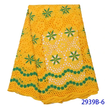 

Nigerian Lace Fabric Milk Silk Fabric Hot Sales Design Cord Lace Fabric 5 yards Lace Material For Women Party Dresses GD2939B-6