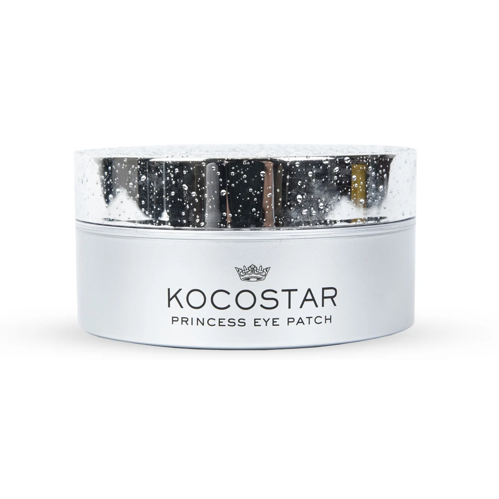 Kocostar Гидрогелевые патчи для глаз( 60 патчей/30 пар) (Серебро) 90г/ Princess Eye Patch (