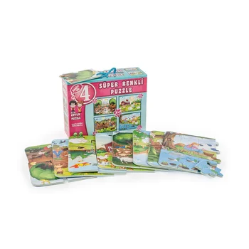 

ebebek Dıy Toy Super Colorful Farm Puzzle 4 pcs