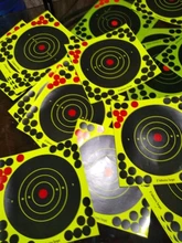 10 Uds. Splatter Flower objetivo colorido 8 pulgadas objetivos pegatinas metas para 2020 gran oferta Shoot Target adhesivo reactividad objetivo Shoot Target dianas para tiro al blanco