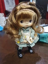 Botas para muñecas Blythe de 3,2 cm, Mini zapatos de cuero para muñecas Blyth Azone BJD 1/8, accesorios de títere zapato informal