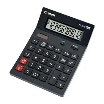 

PCs. 1 desktop calculator eco-friendly AS-2200 HB 4584 B001CANON7.99