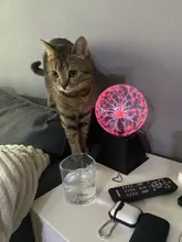 Lighting Decor Touch-Lamp Plasma-Ball Crystal Led-Night-Light Christmas Novelty Magic