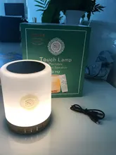 Radio FM portátil con USB, lámpara LED pequeña ajustable, Altavoz Bluetooth, Control remoto táctil, regalo para el hogar, inalámbrico, MP3