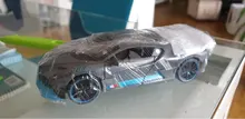 1/32 Aleación de Bugatti DIVO Super deportes juguete de modelo de coche fundido a presión atrás sonido Luz Juguetes vehículo para los niños regalo de los niños