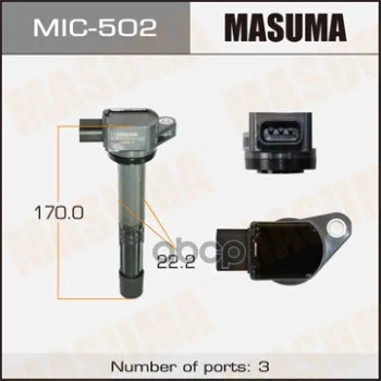 Mic-502_катушка Зажигания! Honda Civic/Cr-V/Fr-V 2.0i 01 Masuma Mic502 Masuma арт. MIC502