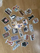 Pegatinas impermeables para ordenador portátil, paquete de 10/50 uds, pegatina de amigos, serie televisiva de TV, regalos para maleta, bricolaje, guitarra, monopatín, teléfono