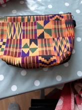 Bolsa de cosméticos estampada africana para mujer, bolso de maquillaje Afro, moda para chicas, estuche de cosméticos, bolsas portátiles de almacenamiento de lápiz labial para viaje
