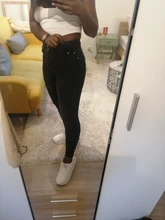 Pencil Jeans Ripped Trousers Long-Pants Mozuleva High-Waist Winter Female Denim Women