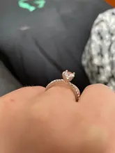 Anillos de Compromiso de circonita de cristal para mujer, joyería de boda femenina, accesorios de regalo, 2021