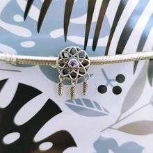 Cuentas de circonia cúbica deslumbrantes, accesorio de plata de ley 925, apto para pulseras y brazaletes, joyería, 3 días de entrega a España, BSC039