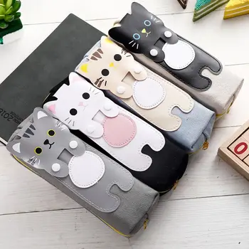 

1Pcs Stationery School Supplies Pencils Storage School-supplies Bts Pencil Cases School Supply Kawaii Cats Pencil case