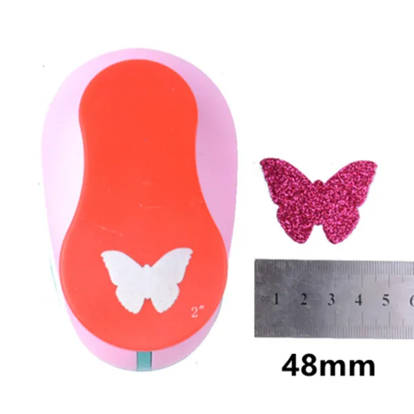 1pc butterfly 8 мм-76 мм различных животных в виде корабля удар ошибка скрапбукинга DIY Дельфин/кошка/собака/Олень животных Дырокол - Цвет: 1pc butterfly