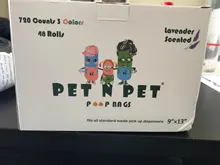 Pet N Pet-bolsas biodegradables para caca de perro, 18/48 rollos, 270/720 cuentas, 3 colores, bolsa de basura perfumada de lavanda