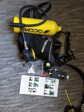 Equipo de Buceo DCCMSDS-1000, tanque de oxígeno de 1000ml de capacidad, rellenable