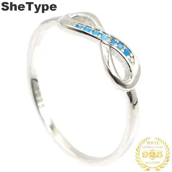 

14x5mm 2019 Hot Sell Bow-Knot Created Blue Turquoise Gift For Ladies 925 Solid Sterling Silver Rings