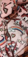Albornoz con capucha de unicornio para niños y niñas, pijamas de arcoíris para niños de 2 a 10 años, novedad de 2020